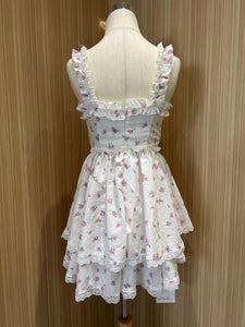 womens coquette dress farmers daugther dollette aesthetic outfits floral corset dress