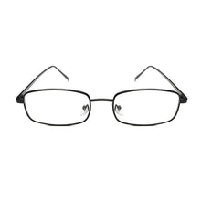 Womens Office Siren Rectangle Thin Metal Frame Glasses
