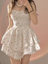 womens floral corset dress coquette aesthetic clothes online store