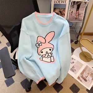 womens baby blue jumper my melody sweater