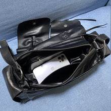 womens 2024 bag trends tiktok aesthetic biker distressed leather shoulder bag handbag purse