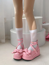 womens patent leather pink platform shoes kawaii harajuku japanese fashion sweet lolita