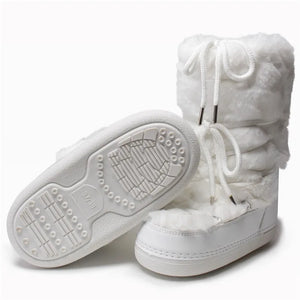 womens white winter boots with fur