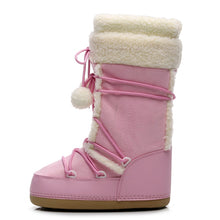 ladies pink winter boots snow boots aesthetic y2k