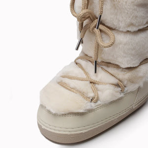 winter boots women cream