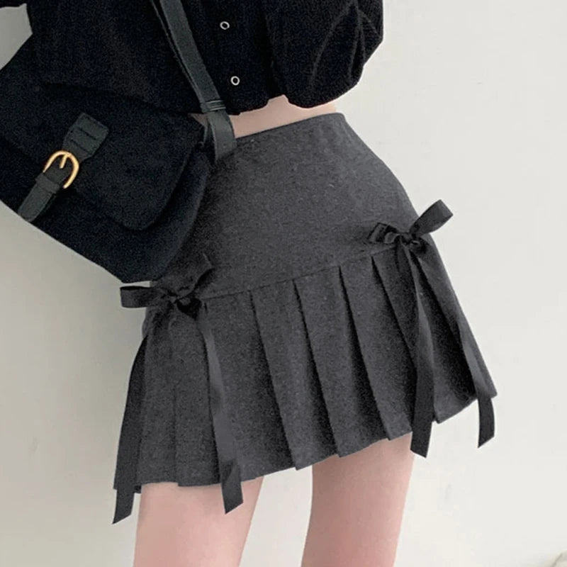 Gray skirt aesthetic hot sale