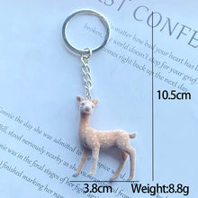 deer keychain bag charm