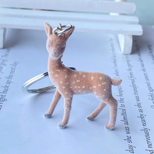 gift ideas for coquette deer fawn brandy melville style bag charm keychain