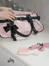 pink princess aesthetic bow shoulder bag