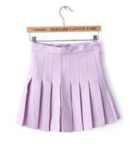 womens pleated mini skirt lavender purple tennis skirt 2014 tumblr aesthetic 2010s fashion