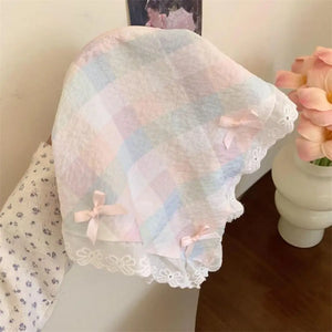 shoujo girl outfits aesthetic girly cute coquette triangle head scarf