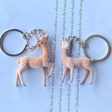 womens coquette cute gifts fawn deer charm keychain bag charm