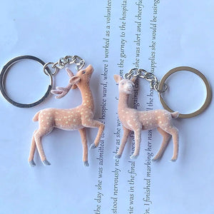 womens coquette cute gifts fawn deer charm keychain bag charm