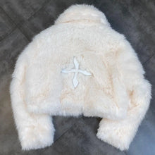 womens hip hop fashion gyaru gothic white short fur jacket