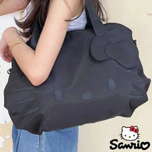 womens kawaii black hello kitty tote bag