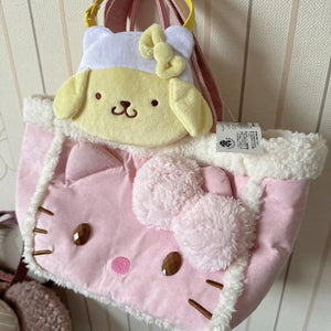 womens kawaii fashion aesthetic pink hello kitty purse