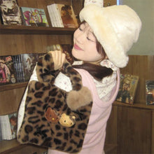 womens kawaii harajuku fashion gyaru brown hello kitty plush handbag