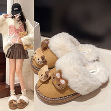 womens sanrio house slippers hello kitty brown faux fur coquette slippers