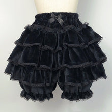 womens kawaii lolita fashion black plus size bloomer shorts