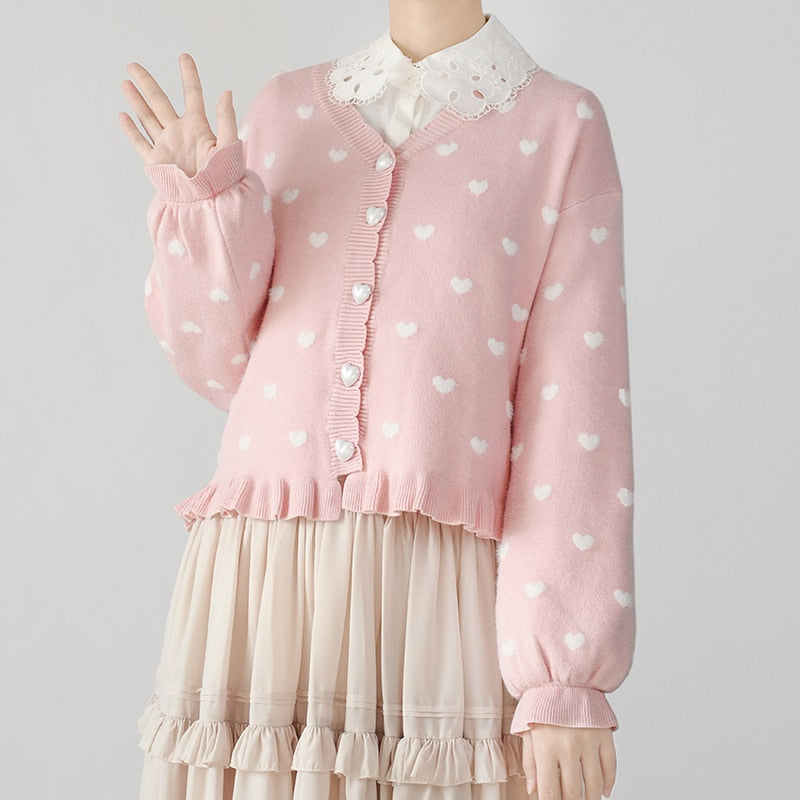 Kawaii Sweet Lolita Coquette Dollette Aesthetic Pastel Heart