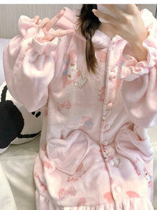 Kawaii Aesthetic Sanriocore My Melody Pajama Set