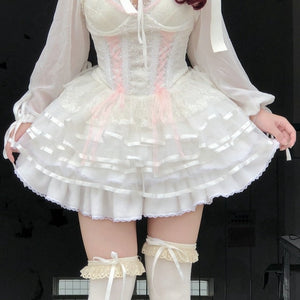 womens kawaii lolita fashion petticoat white plus size bloomers under skirt