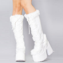 womens white fur boots