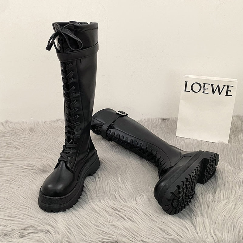 ★日本未入荷★THEAIRTOWN★ y2k head high boots★韓国大人気★ ☆韓国【THEAIRTOWN】y2k head high boots