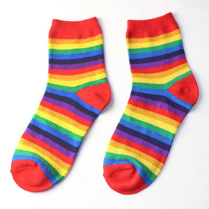 Harajuku Pastel Rainbow Socks
