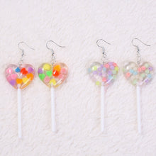 Harajuku Heart Lollipop Earrings (4 Styles)