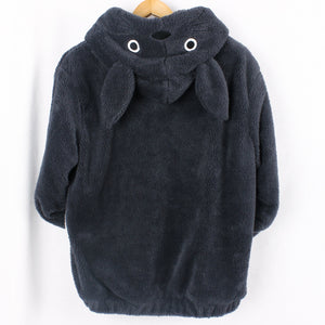 Harajuku My Neighbor Totoro Fluffy Zip Up Hoodie