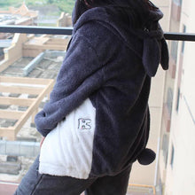 Harajuku My Neighbor Totoro Fluffy Zip Up Hoodie
