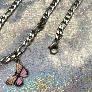 Harajuku Korean Street Style Triple Butterfly Chain Necklace