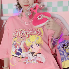 Harajuku Kawaii Fashion Sailor Moon Oversized Sweatshirt