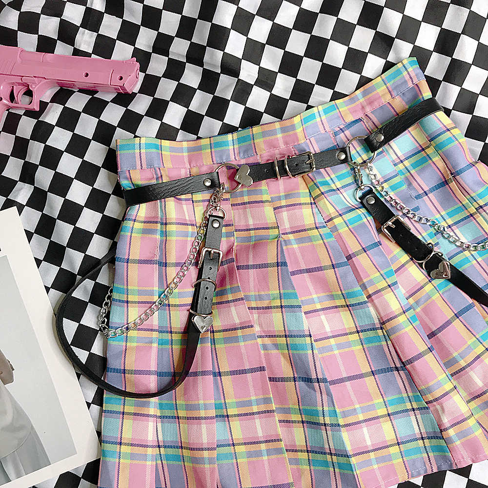 Harajuku Heart Leather Belt Harness (Black) – The Kawaii Factory