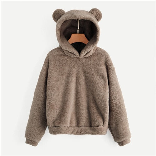 Harajuku Soft Teddy Bear Hoodie (5 Colors) – The Kawaii Factory