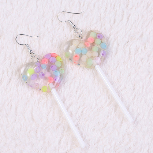 Harajuku Heart Lollipop Earrings (4 Styles) – The Kawaii Factory