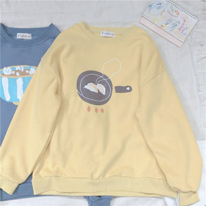 Harajuku Ulzzang Asian Food Pastel Sweatshirt (5 Colors)