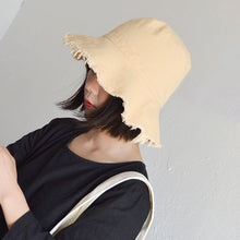 Korean Style Summer Frayed Bucket Hat (8 Colors)