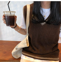 Harajuku Korean Style Basic Preppy Knit Vest (3 Colors)