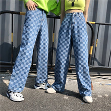 Harajuku Streetstyle Checkered Wide Leg Jeans