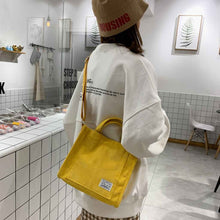 Harajuku Art Student Corduroy Top Handle Shoulder Bag (5 Colors)
