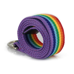Harajuku Rainbow D-ring Belt