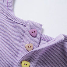 Harajuku Kawaii Candy Heart Buttons Crop Tank Top Tshirt