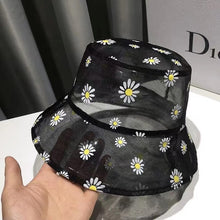 Harajuku Korean Style Sheer Daisy Bucket Hat
