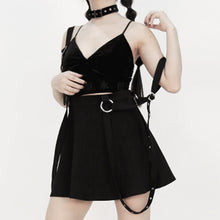 Harajuku Yami Kawaii Fashion Gothic Suspender Mini Skirt