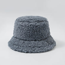 Harajuku Korean Style Sherpa Bucket Hat (8 Colors)