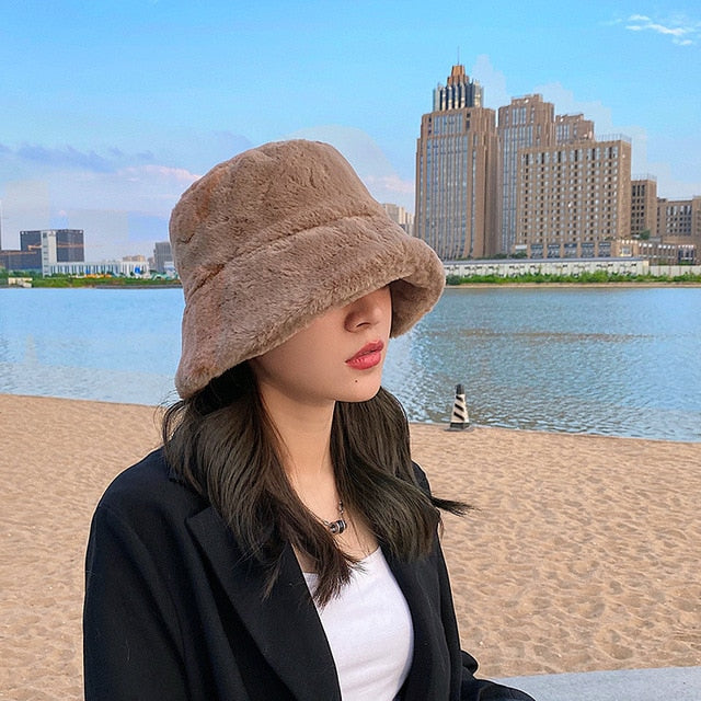 Apparis Amara Leopard Bucket Hat in Leopard | REVOLVE