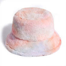 Harajuku Kawaii Fashion Korean Style Fuzzy Pastel Tie-Dye Bucket Hat