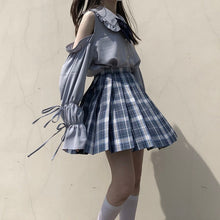 Harajuku Kawaii Fashion Off Shoulder Bow Shirt